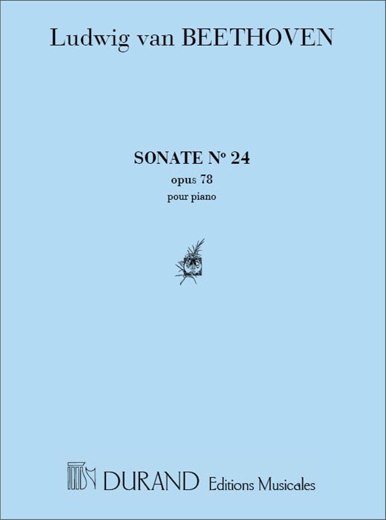 Sonate En Fa Diesis Majeur Op 78 N 24 Piano